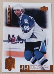 1999 Upper Deck Wayne Gretzky Living Legend #73 All Star Talent 1997